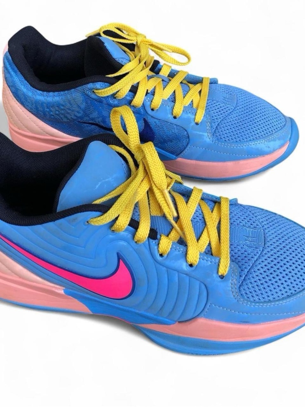 (Men's 9) Nike Blue/Pink Ja 2 Breeze Low Top Shoes